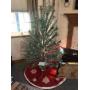 5'8" VINTAGE SPARKLING ALUMINUM CHRISTMAS