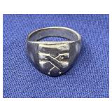 Sz.8 Mexican RRA Sterling Ring 6.72 Grams