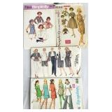 Antique Simplicity & Vogue patterns