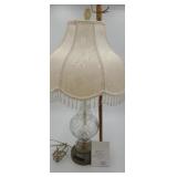 32" VGT. GLASS LAMP
