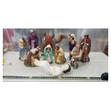 Nativity Yard Art Set with Baby Jesus Blow Mold