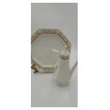 INDEPENDENCE IRONSTONE COFFEE POT & PLATTER