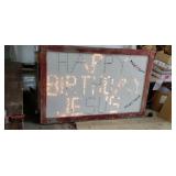 Happy Birthday Jesus Outdoor Lighted Sign 74x4ft.