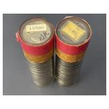 BU 1959 Nickel Rolls