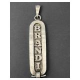 Sterling Silver Pendant 6.51 Grams