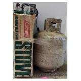 Coleman two burner camping stove,  mini air