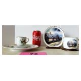 Avon 22k gold trimmed plate,  saucer & cup (has