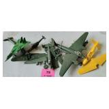Parts of military air craft/planes (plastic)