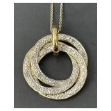 9in. Sterling Silver Necklace 7.34 Grams