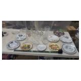 Glassware, Handpainted Germany Plate