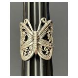 Sz.5 Butterfly Ring 4.27 Grams