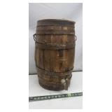 Primitive Whiskey Barrel