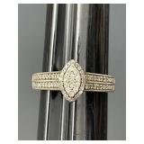 Sz.8.5 Sterling Silver Ring 4.23 Grams