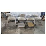 (9) Folding Chairs