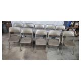 10 Folding Chairs