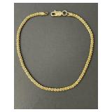 7in. Sterling Silver Bracelet 2.36 Grams