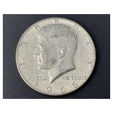 1966 Kennedy Silver Half Dollar