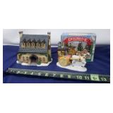 Dickensville Porcelain Figurine, Lighted Boarding