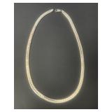 8in. Sterling Silver Necklace 42.83 Grams