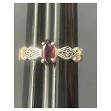 Sz.6 Sterling Silver Ring 2.57 Grams