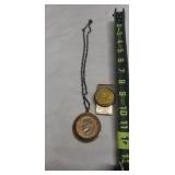 Morgan Silver Dollar Money Clip, Ike Dollar