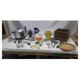 Kitchen Utensils, Sunbeam Deep Fryer & More