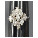 Sz.7 Sterling Silver Ring 3.66 Grams