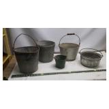 Galvanized Pails & More