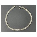 7in. Sterling Silver Bracelet 5.00 Grams