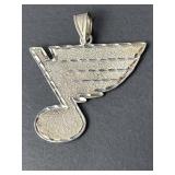 NHL Sterling Silver Pendant 2.92 Grams
