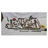 John Deere Wrench, Ridgid Pipe Wrench, C-Clamps,