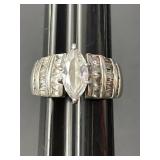 Sz.8 Sterling Silver Ring 7.11 Grams