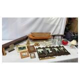 Shelves, wall decor, jars w sealed tops , small