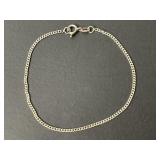 7in. Sterling Silver Bracelet 1.55 Grams