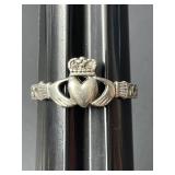 Sz.13 Sterling Silver Ring 3.36 Grams