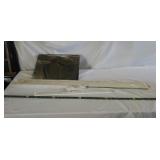 (4) Glass Shelving with Brackets, Wall Mirror