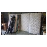 4 Twin Sz. Bed Springs & Mattress