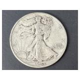 1943 Walking Liberty Silver Half Dollar