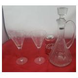 Decanter with Glasses