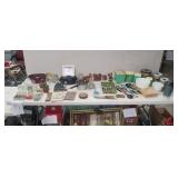 Old canister sets butcher knives and more