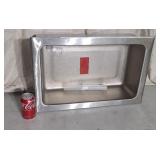 Stainless steel drop in ice well