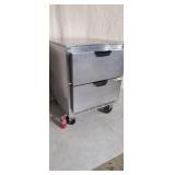 Beverage-Air two drawer refrigerator under
