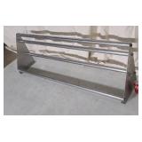 Boos stainless steel 62" tubular slant rack