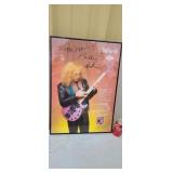 Billy Sheehan signed poster.