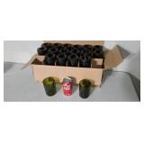 36  Libbey rocks glasses goblets forme basse.