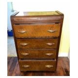 Vintage Dresser, 4 drawer, dovetail, Bake-O-Lite