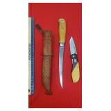 J. Marttiini Finland Filet Knife and Cat