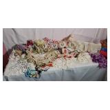 Tote Full of Handmade Doilies