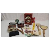 Vintage Kodak Camera, Brush and Mirror Set and