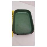 Green Enamel Ware Pan